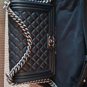 BNWT Stunning Black Leather Bag